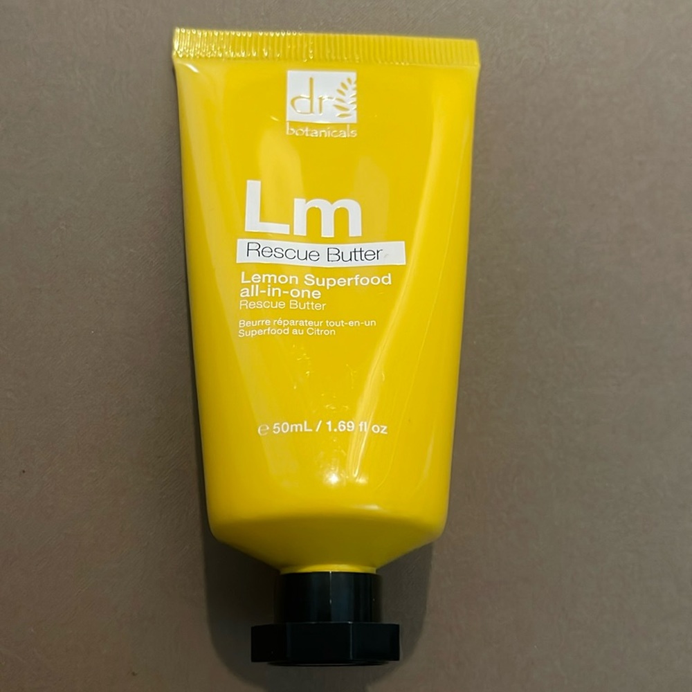 Dr botanicals Lm rescue butter lemon superfood all in one 1.69 new - sealed!*